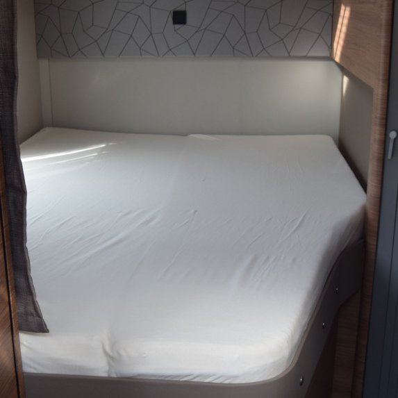 Lagen til franske senge Off white 160 cm - Venstre