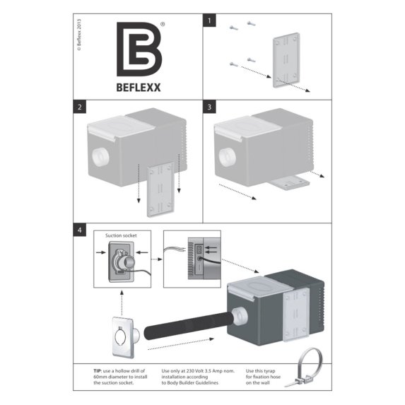 BeFlexx centraldammsugare