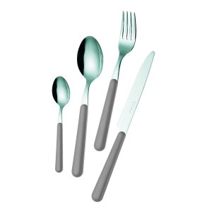 'Brezza' aterimet 16 osaa - harmaa