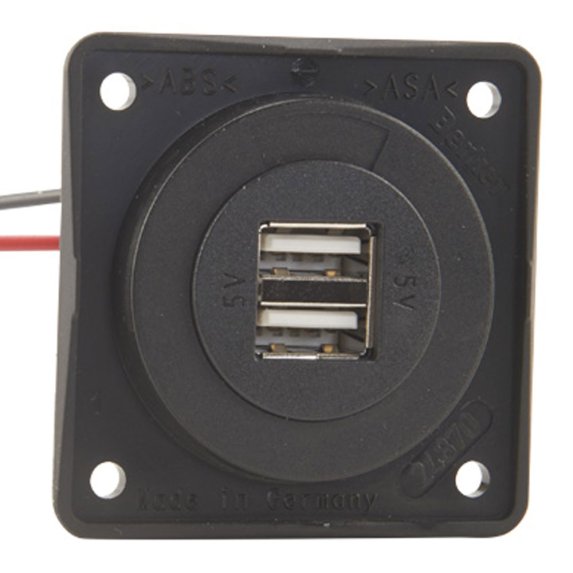 Berker stikdse til indbygning USB 12V USB Double