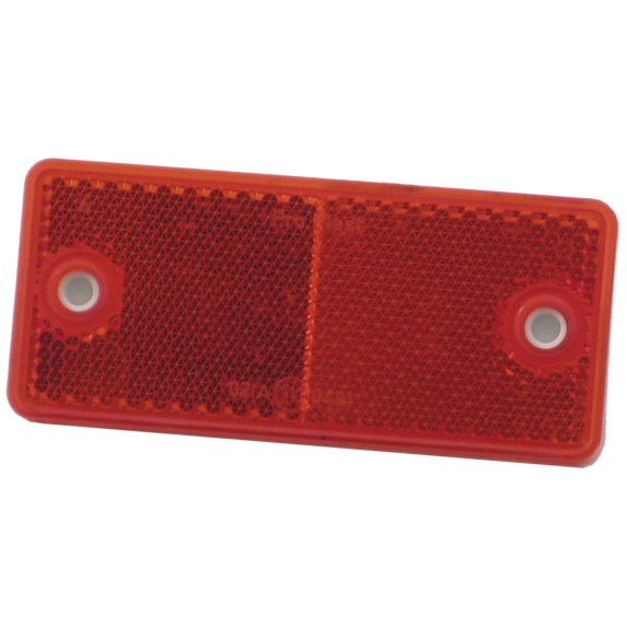 Rektangulr reflex 40 x 90 mm, sjlvhftande Reflex -Röd