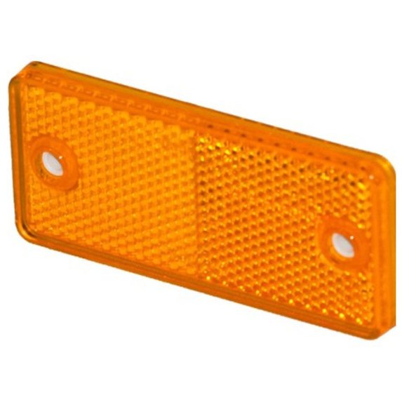 Rektangulr reflex 40 x 90 mm, sjlvhftande Reflex - Gul