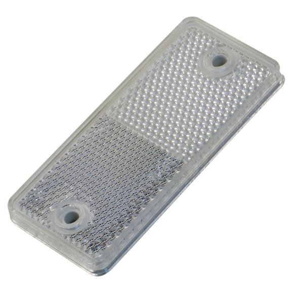 Rektangulr reflex 40 x 90 mm, sjlvhftande Reflex - Vit