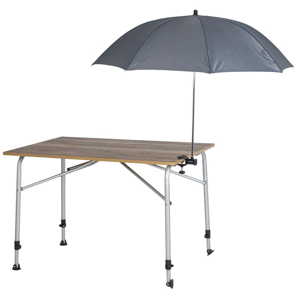 Bordparasol polyester grå