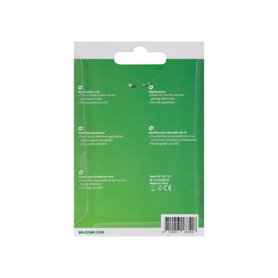 Bo-Camp LED Flaskeprop Lampe