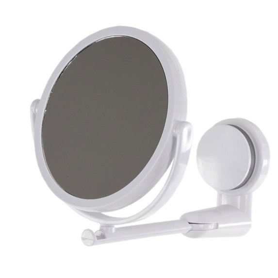 Rundt speil med sugekoppfeste