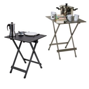 Aluminium klapbord 50 x 50 x 64 cm