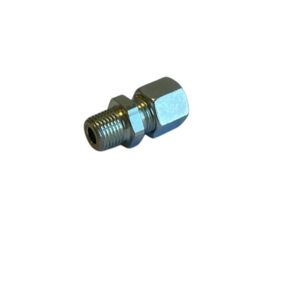 Fitting til 8 mm rr og 1/4