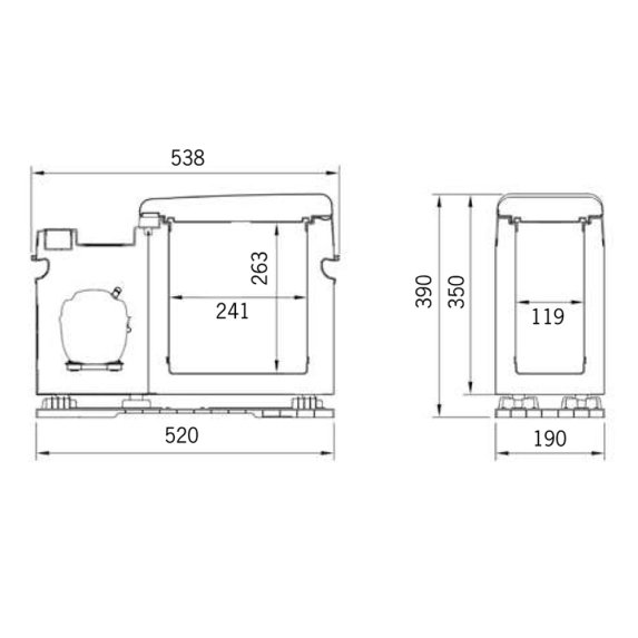 CabCooler kompressorkjler 8L, 12/24V
