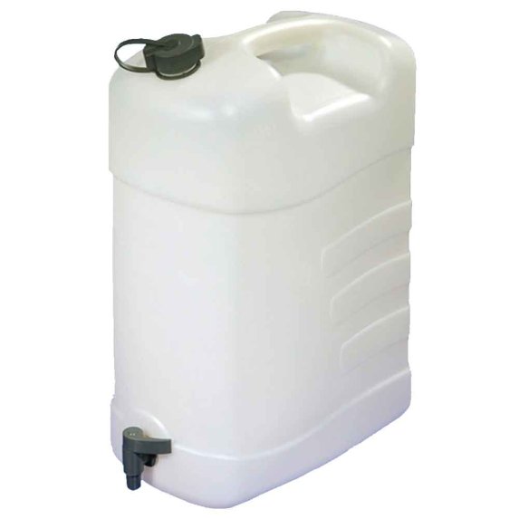 Vannbeholder 35 liter med kran
