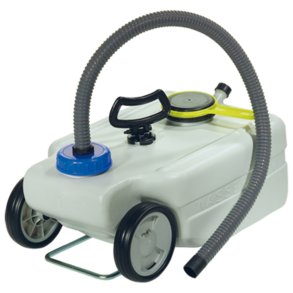 Transportabel vandtank 25 liter, inkl. koblingsst