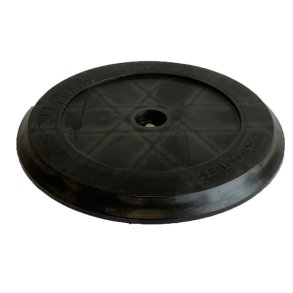 Runde stttebensplader til sttteben (4 stk.)