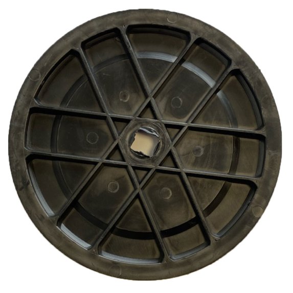 Runde stttebensplater til sttteben (4 stk.)