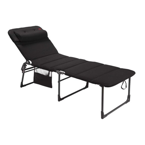 Crespo 'Air Deluxe XL' campingseng  AP/363 - Svart