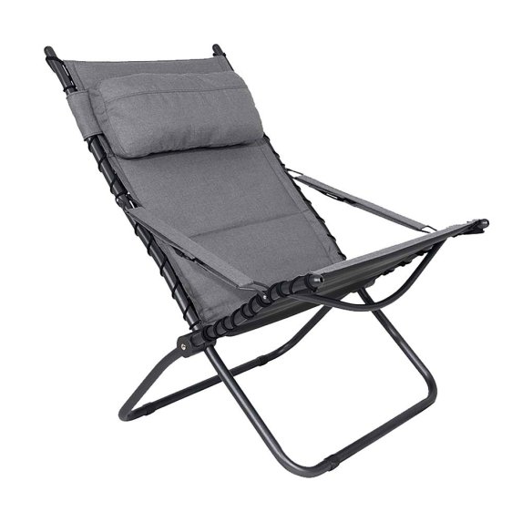 Crespo AP/262 Tex-Comfort liggstol AP/262 - Ljusgrå