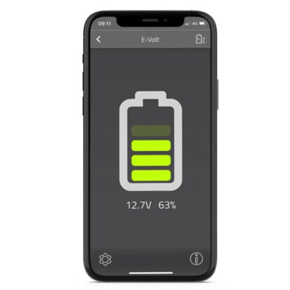 E-Volt - batteristatus