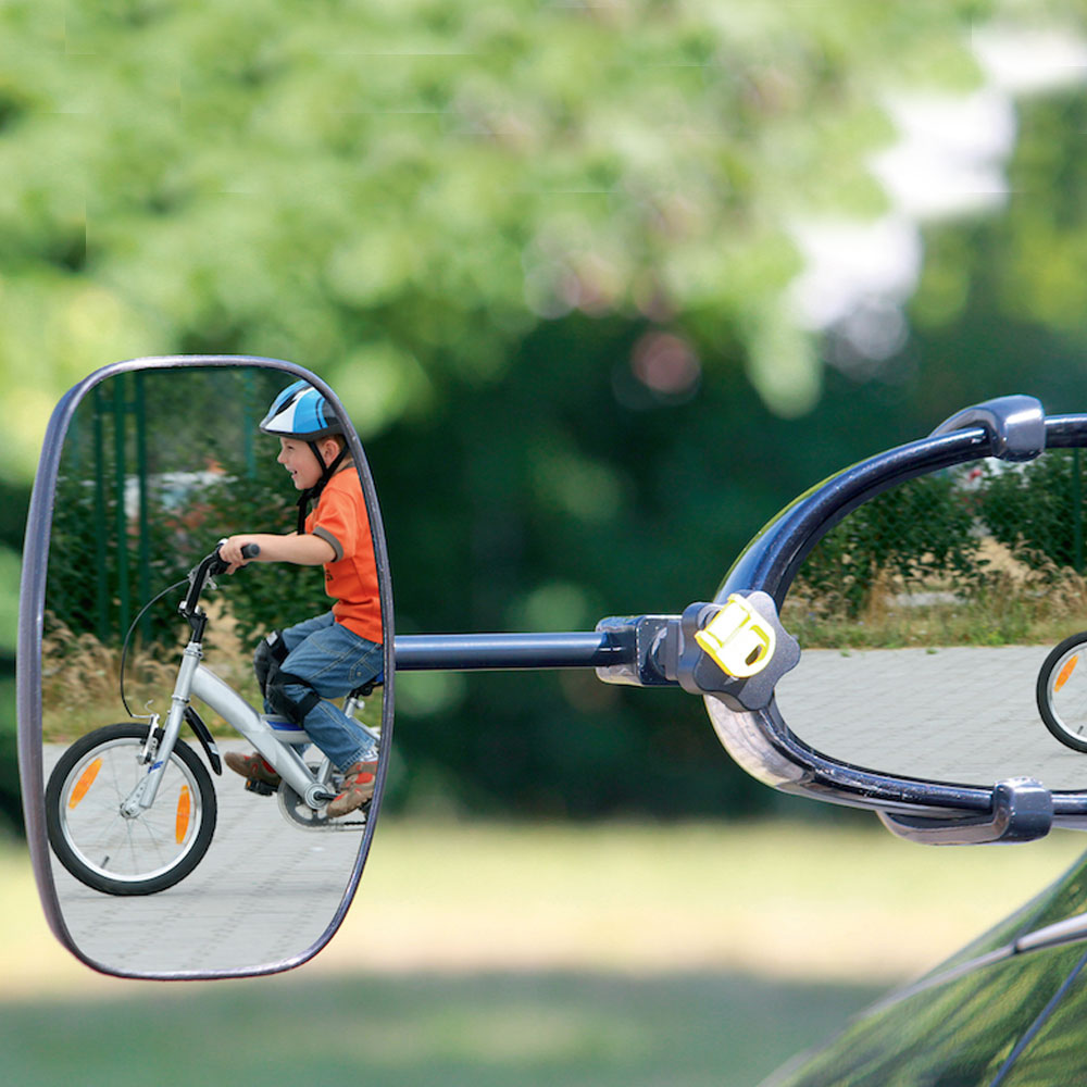 Emuk campingspejle Mitsubishi Pajero V80 og V90 (2007 - ) inkl. 2 stk. XL spejlhoveder med konveks spejlglas
