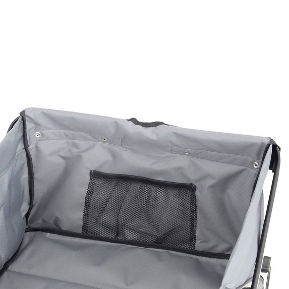 Sammenleggbar tralle til stranda