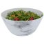 Salatskl med marmordesign