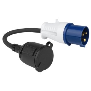 CEE-liitntjohto schuko-pistorasialla