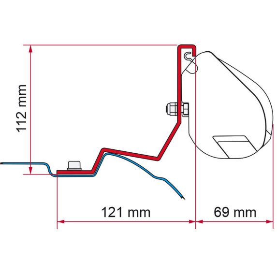 Monteringsbrakett for F35Pro