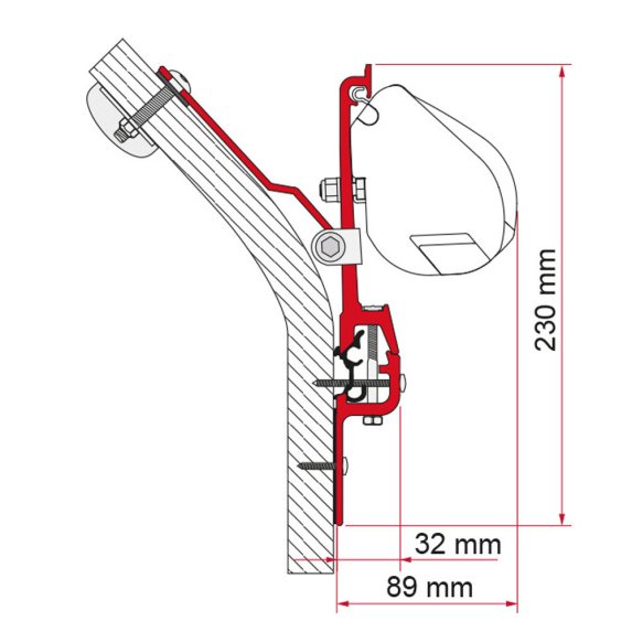 Monteringsbrakett for F35Pro