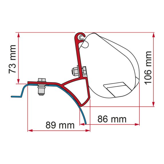 Monteringsbrakett for F35Pro