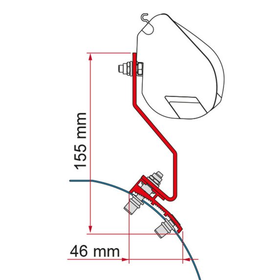 Monteringsbrakett for F35Pro
