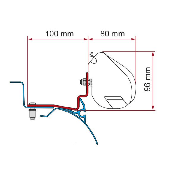 Monteringsbrakett for F35Pro