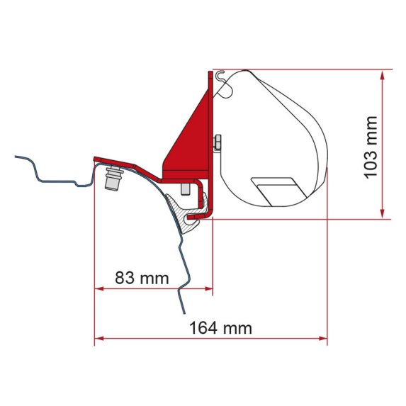 Monteringsbrakett for F35Pro
