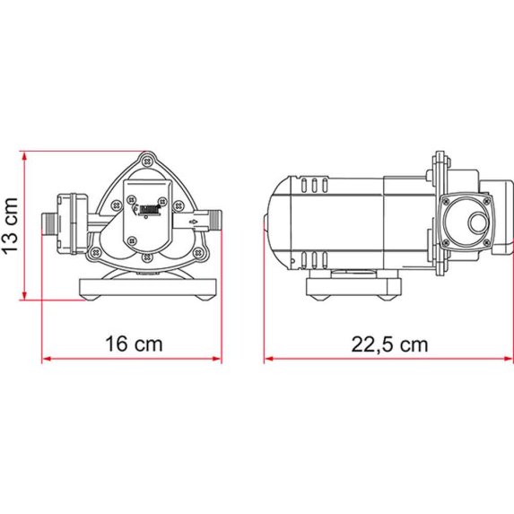 Fiamma 'Aqua 8' trykkvannspumpe