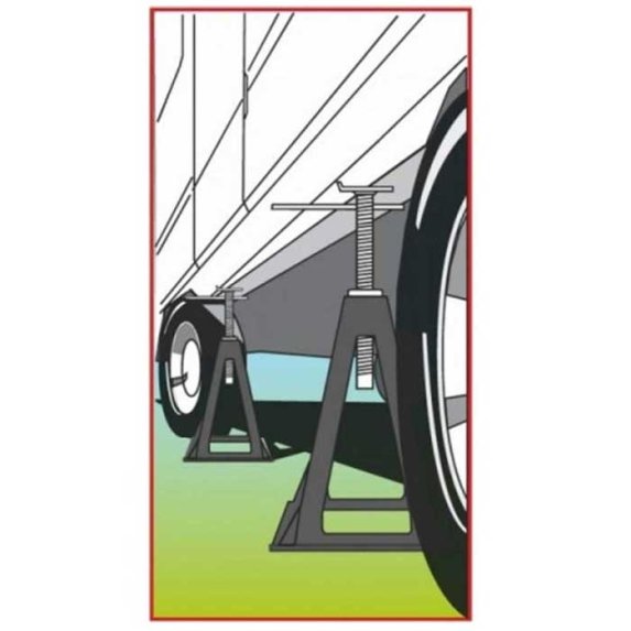 Sttteben aluminium, sett med 4 stk