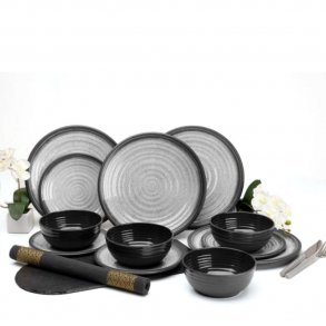 Granite Grey Premium melamiiniastiasto