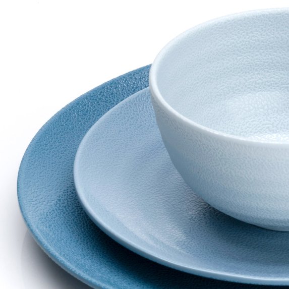 Shades of Blue melamin servise