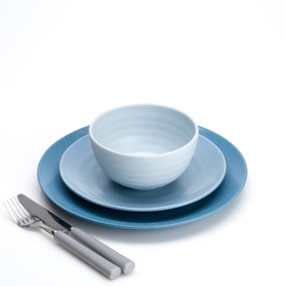 Shades of Blue melamin servise