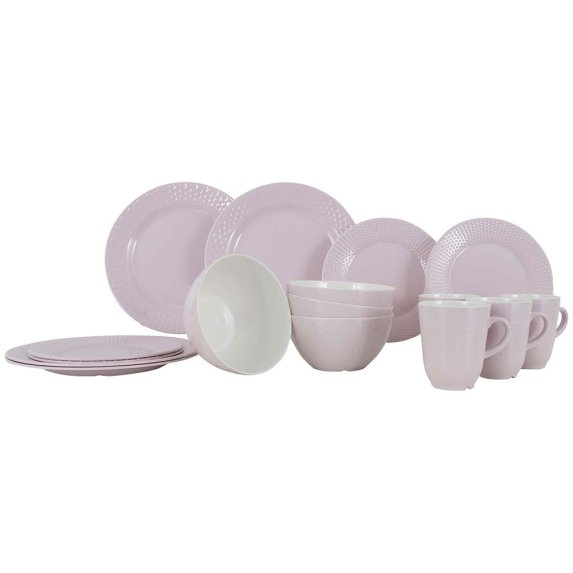 Gimex Royal Line servis med anti-glid Pastellrosa 