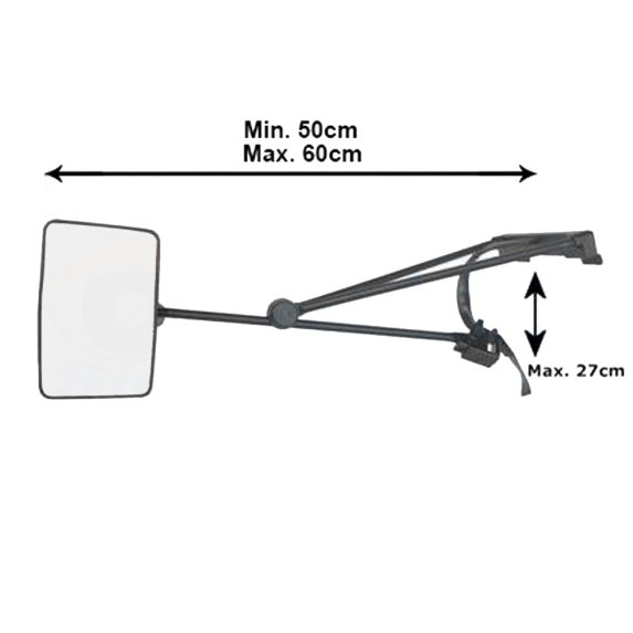 Hagus Sekundo 2 spejle til skrmmontering