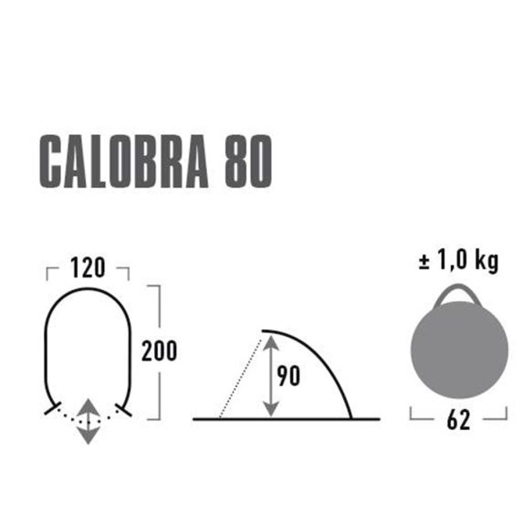 High Peak Calobra 80 strandtelt