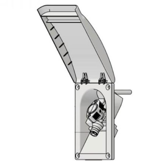 Gassuttak utvendig med hurtigkobling
