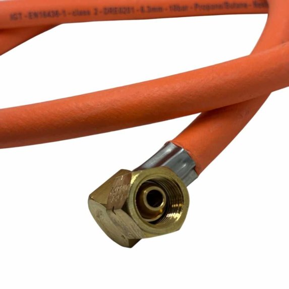 IGT gasslange med fittings 1/4 LH