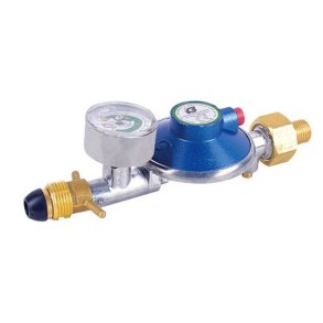 Regulator til Tyskland med manometer og crashsensor