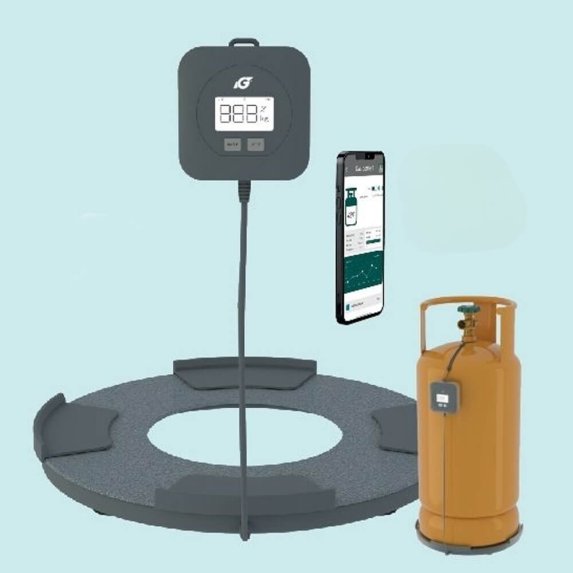 iGasView gassvekt med app 
