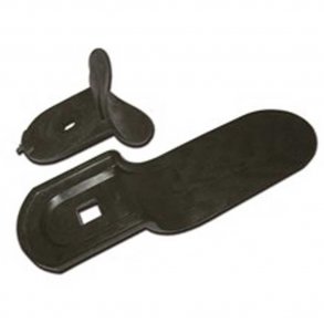 Plastindlg for klemmebeslag