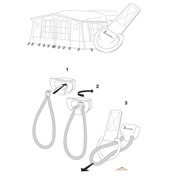 IsaFlex gummistropper oransje (10 stk)