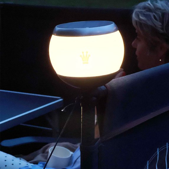 Solcellelampe til levegg (2 stk.)