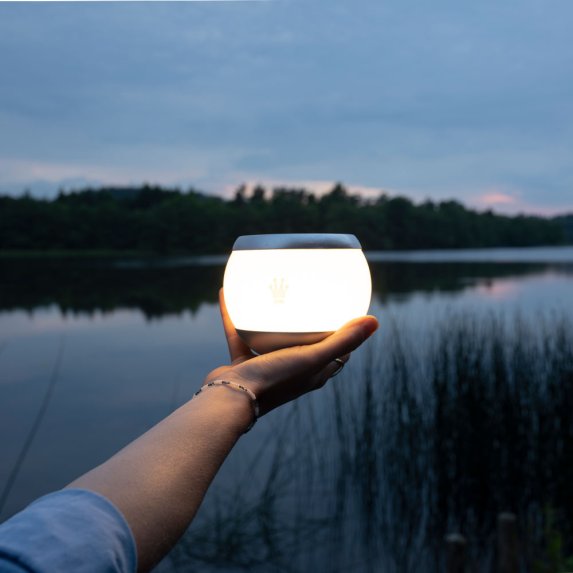 Solcellelampe til levegg (2 stk.)