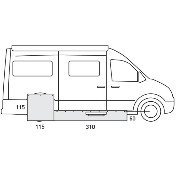 Understykke Campervan