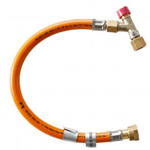 Korkeapainekaasuletku kytkimen sulkuventtiilill