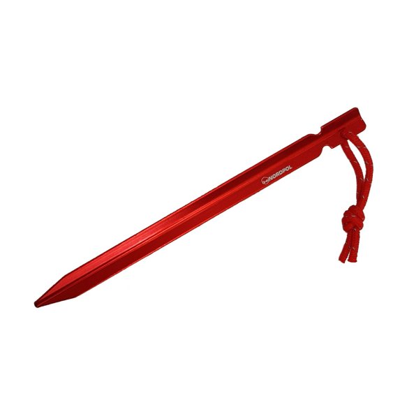 Nordpol Y-pinne aluminium med snre Y-pinne 18 cm