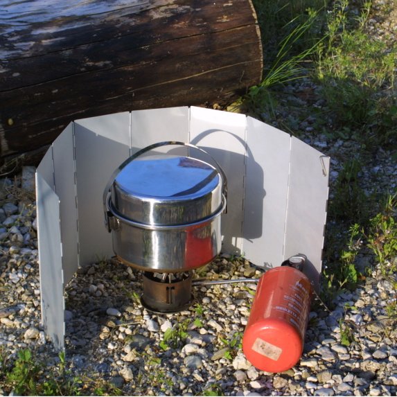 Vindskjerm for gassbrenner